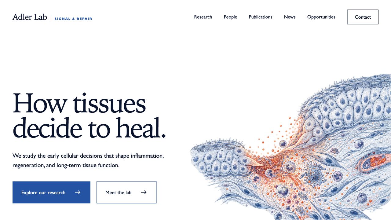Adler Lab research homepage