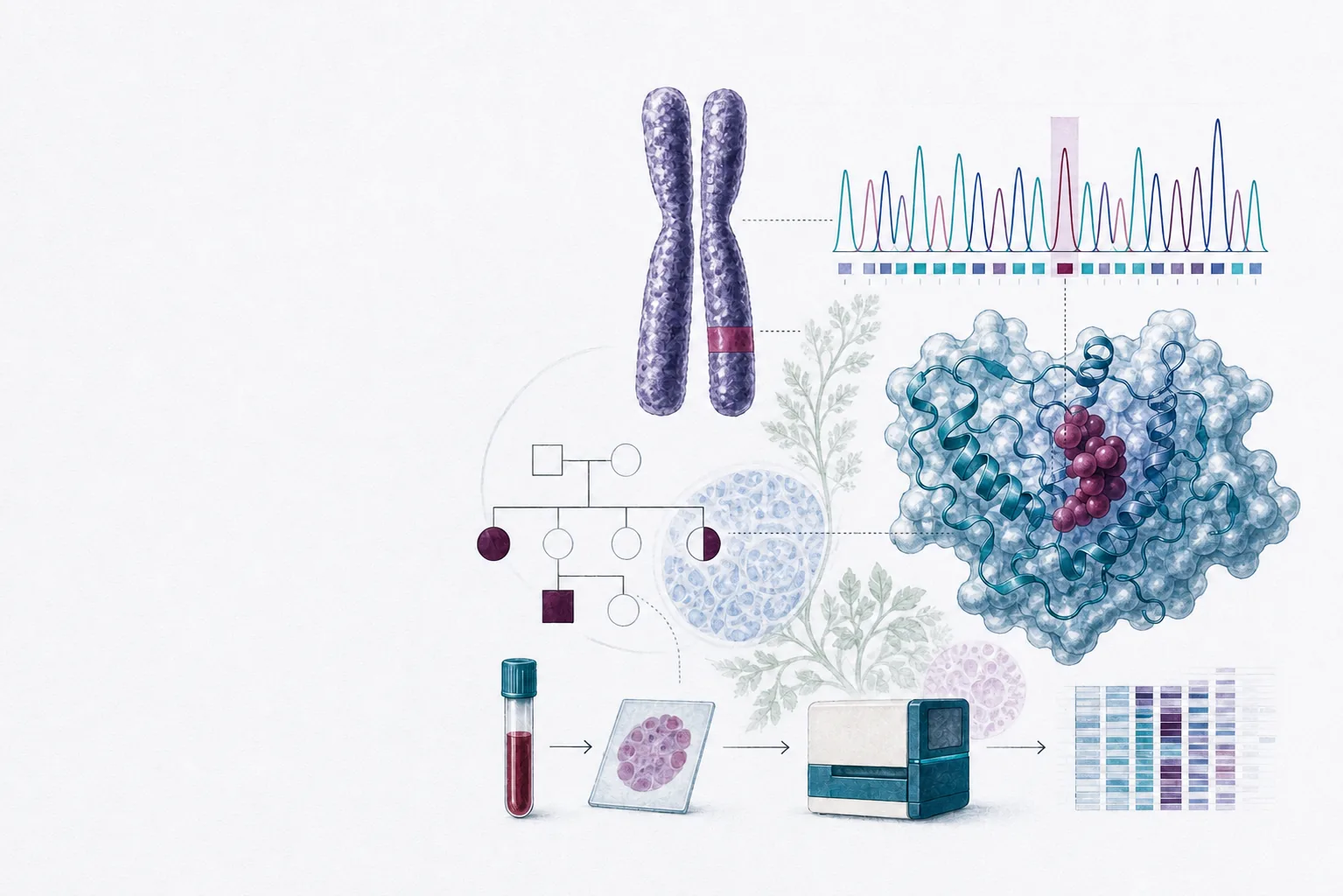 Rare-disease evidence pathway illustration